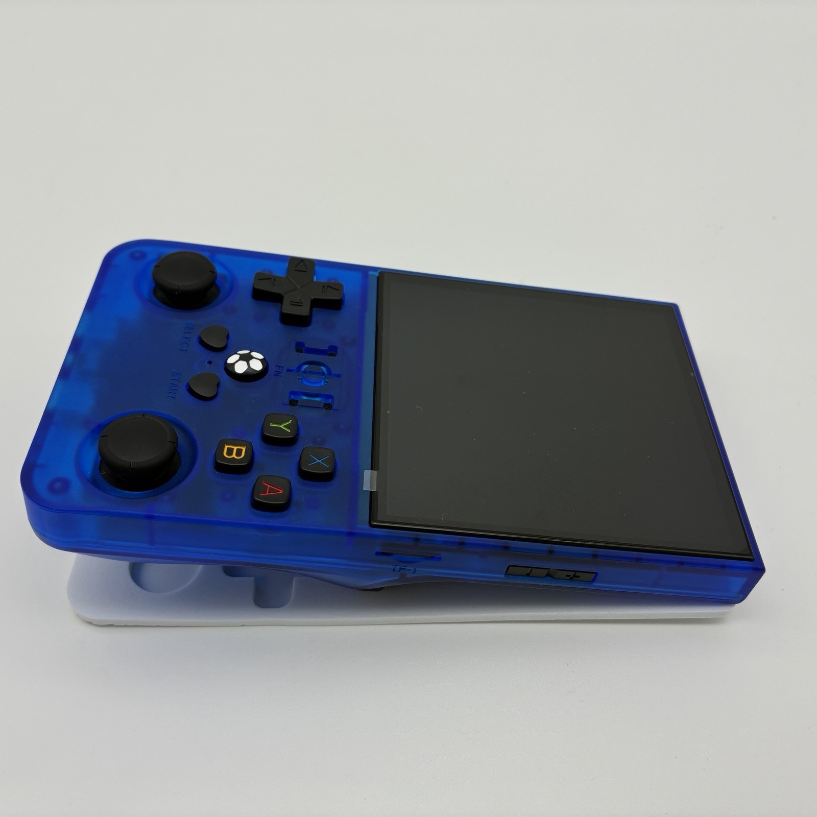 Blue R36MAX Retro Handheld Game Console 720×720 IPS Screen 64GB TF Card 4000mAh