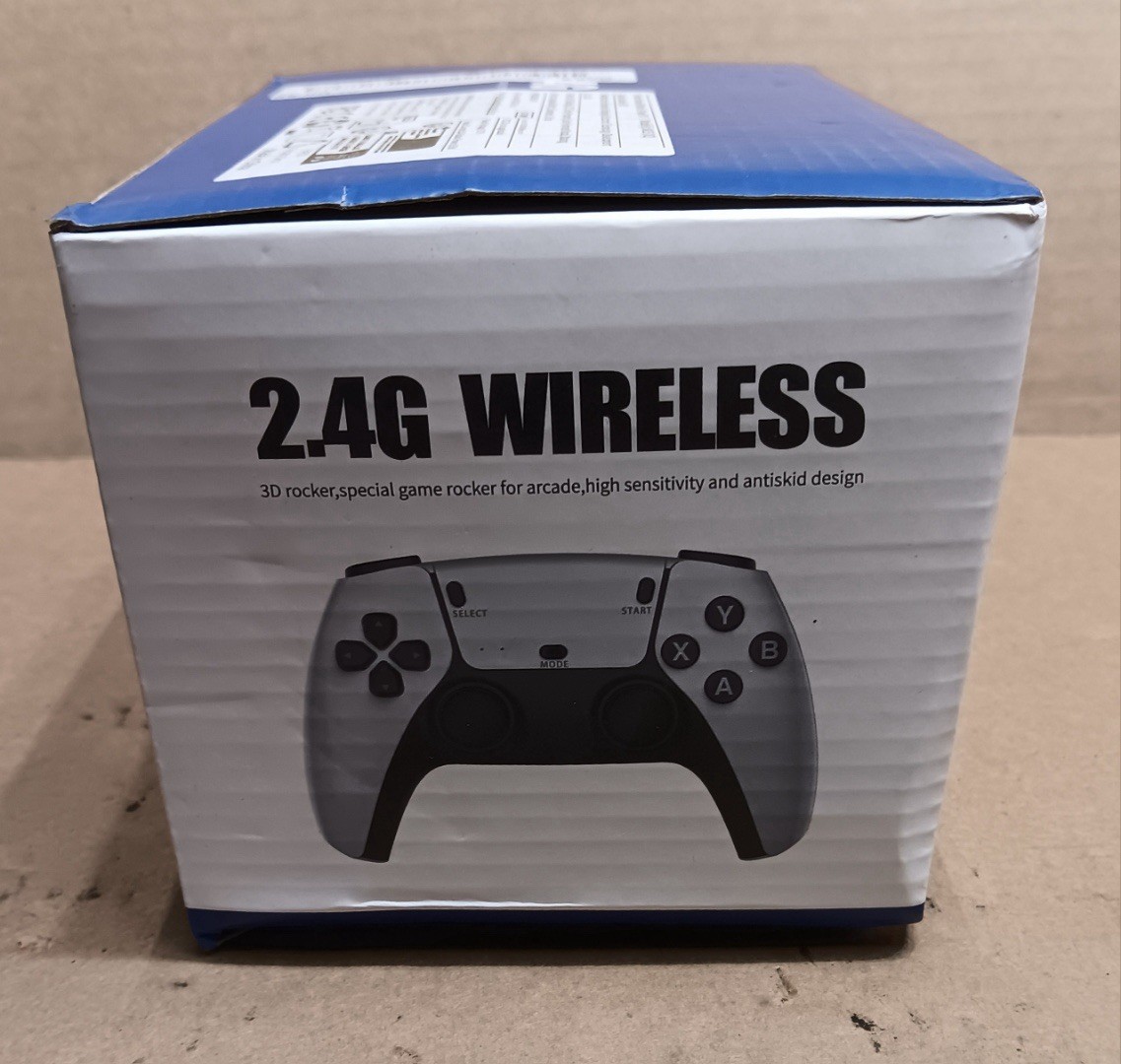 SJGAM M15 Plus Retro Video Game Console White 4K HDMI 2.4G Wireless Controllers