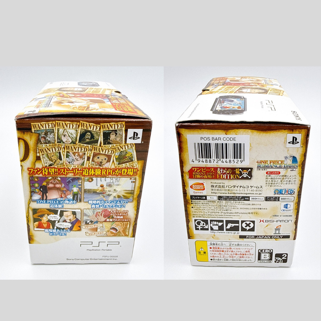 Sony PSP-3000 Console Black One Piece ROMANCE DAWN Limited Edition Box – Mint
