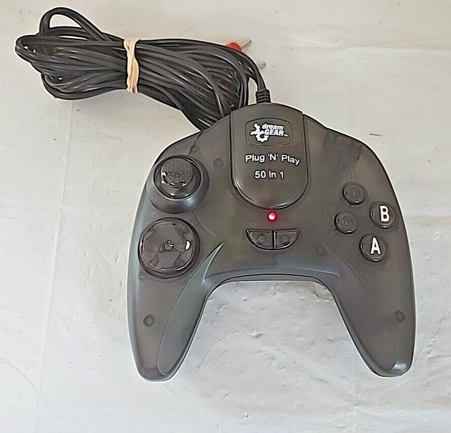 Dreamgear Universal Plug ‘N’ Play Controller With 50 Video Games Works Fast Ship