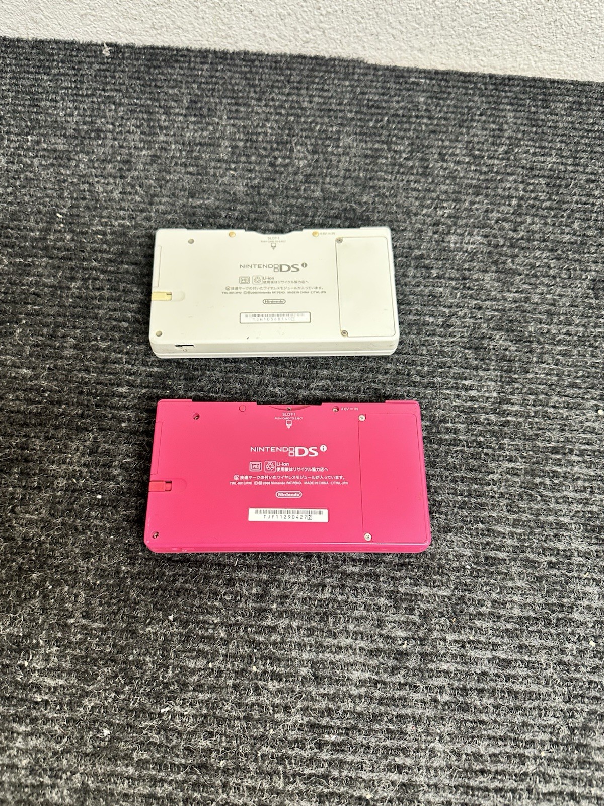 Nintendo DSi Pink And White Console Japan Model Defects