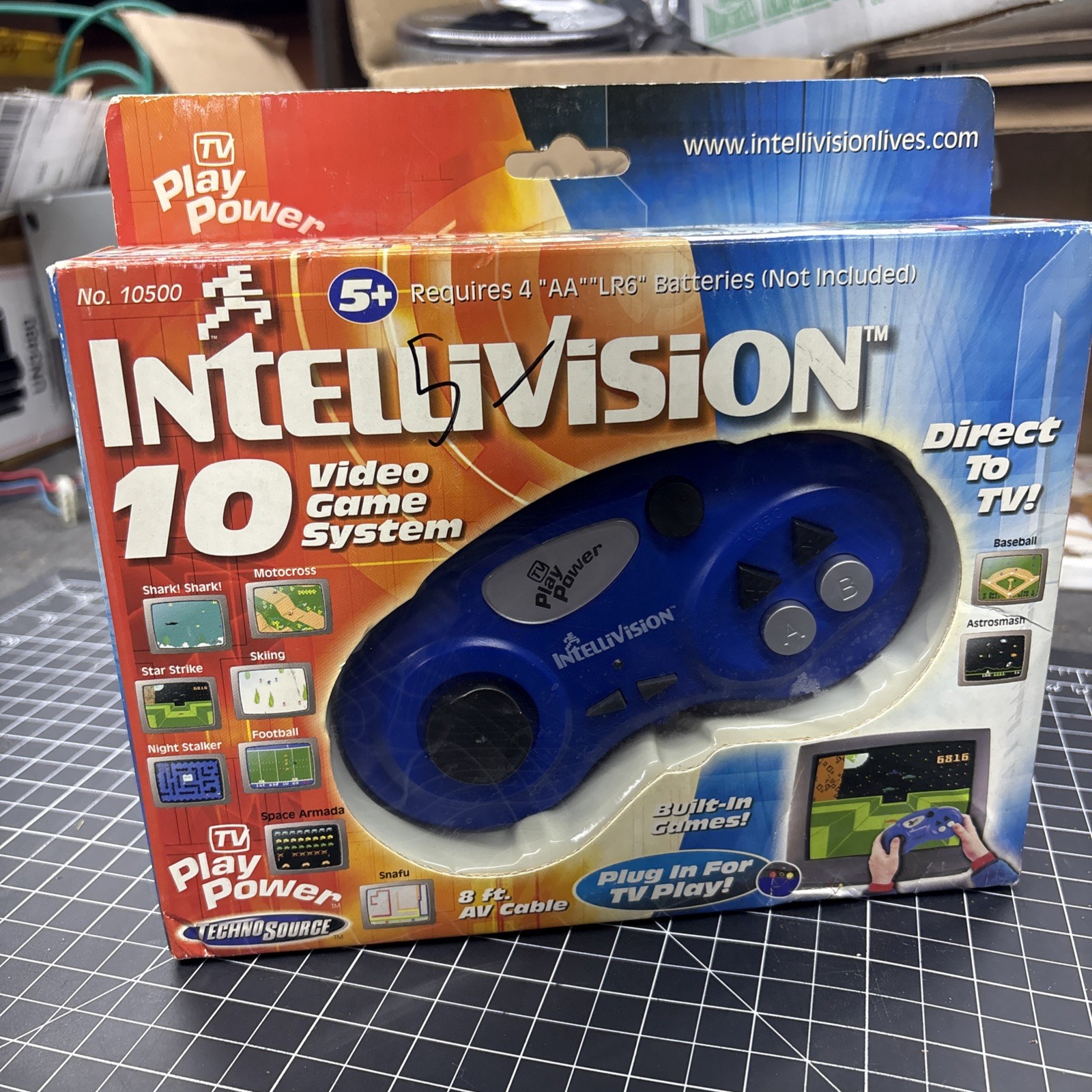Techno Source Intellivision 10 Game Plug in Play System – New