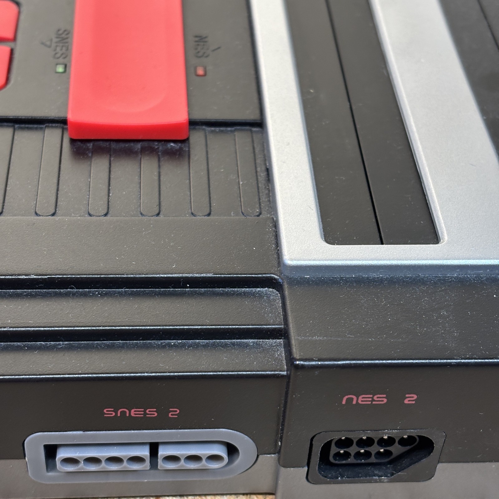 Hyperkin Retron 2 M05932-BK Black 2-In-1 Retro Home Video Gaming Console 8PO8