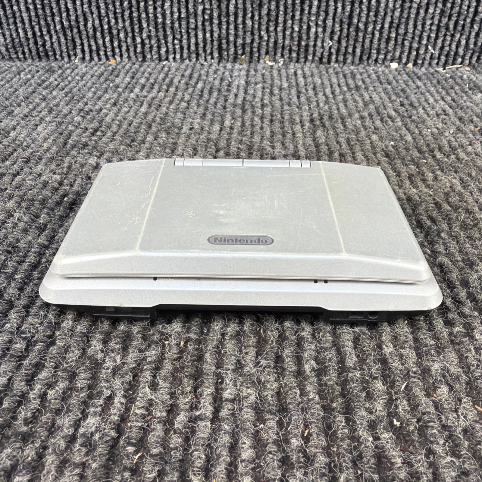 Nintendo DS Original NTR-001 Titanium Silver Handheld Console System Tested