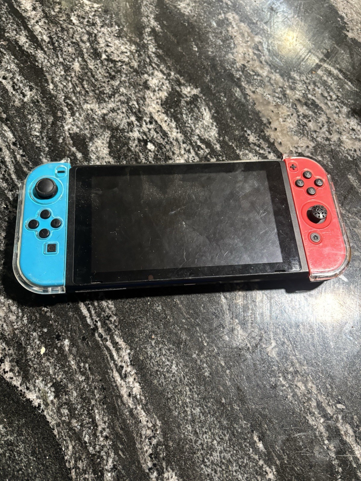 Nintendo Switch HAC-001 Console Neon Blue/Red Joy-Cons – Used Once – Excellent