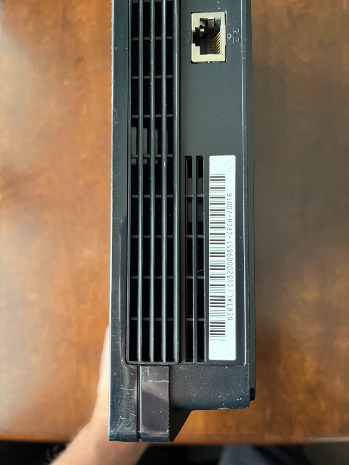 SONY PS3 Slim Black Console CECH-2001B — NOT Working For Parts ONLY
