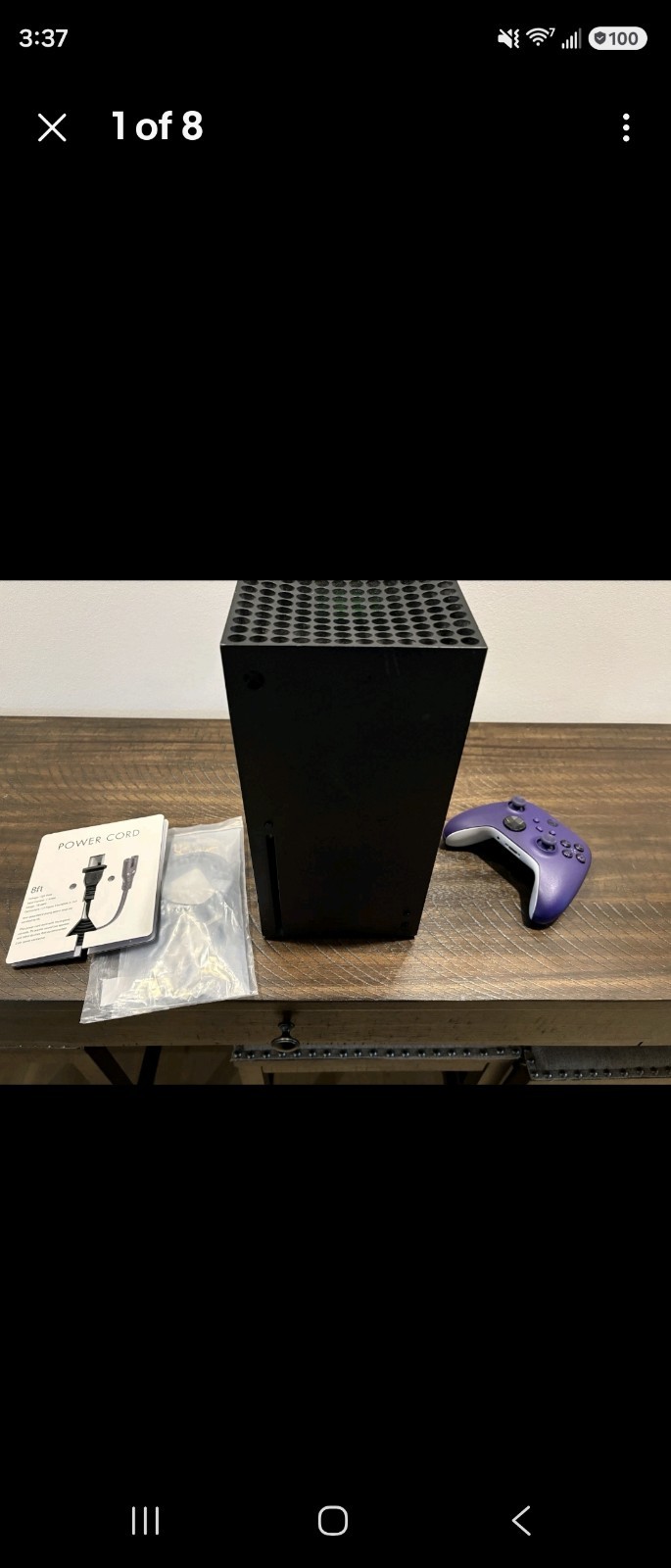 Microsoft Xbox Series x 1TB Black Gaming Console with Accessories