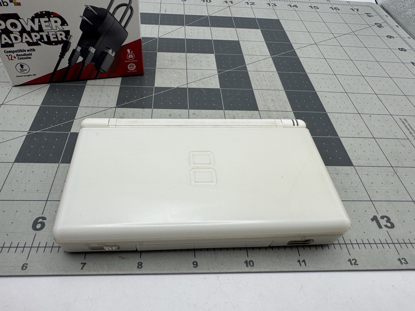 Nintendo DS Lite Console White Japanese With Universal Charger & 3 Games