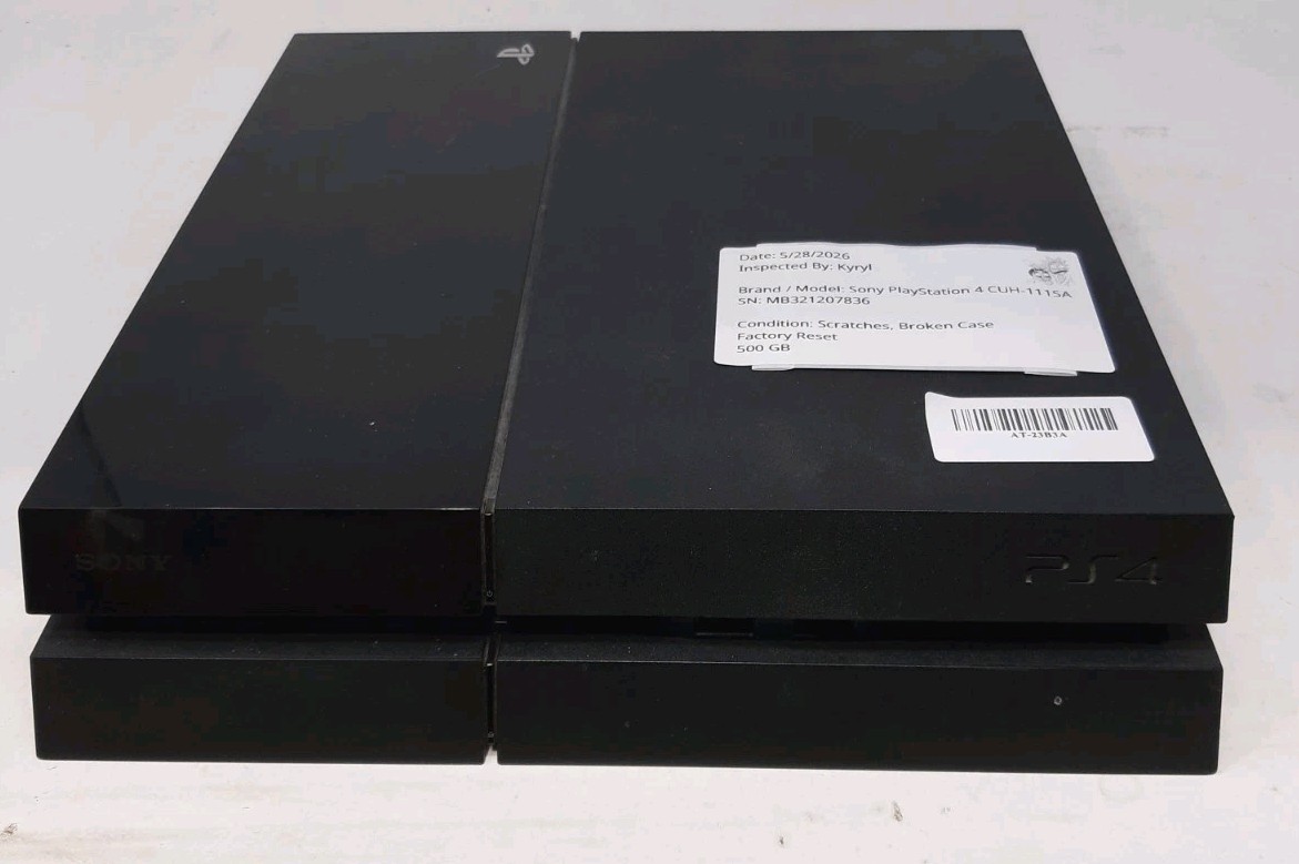 Sony PlayStation 4 CUH-1115A 500GB Black Original Home Video Game Console