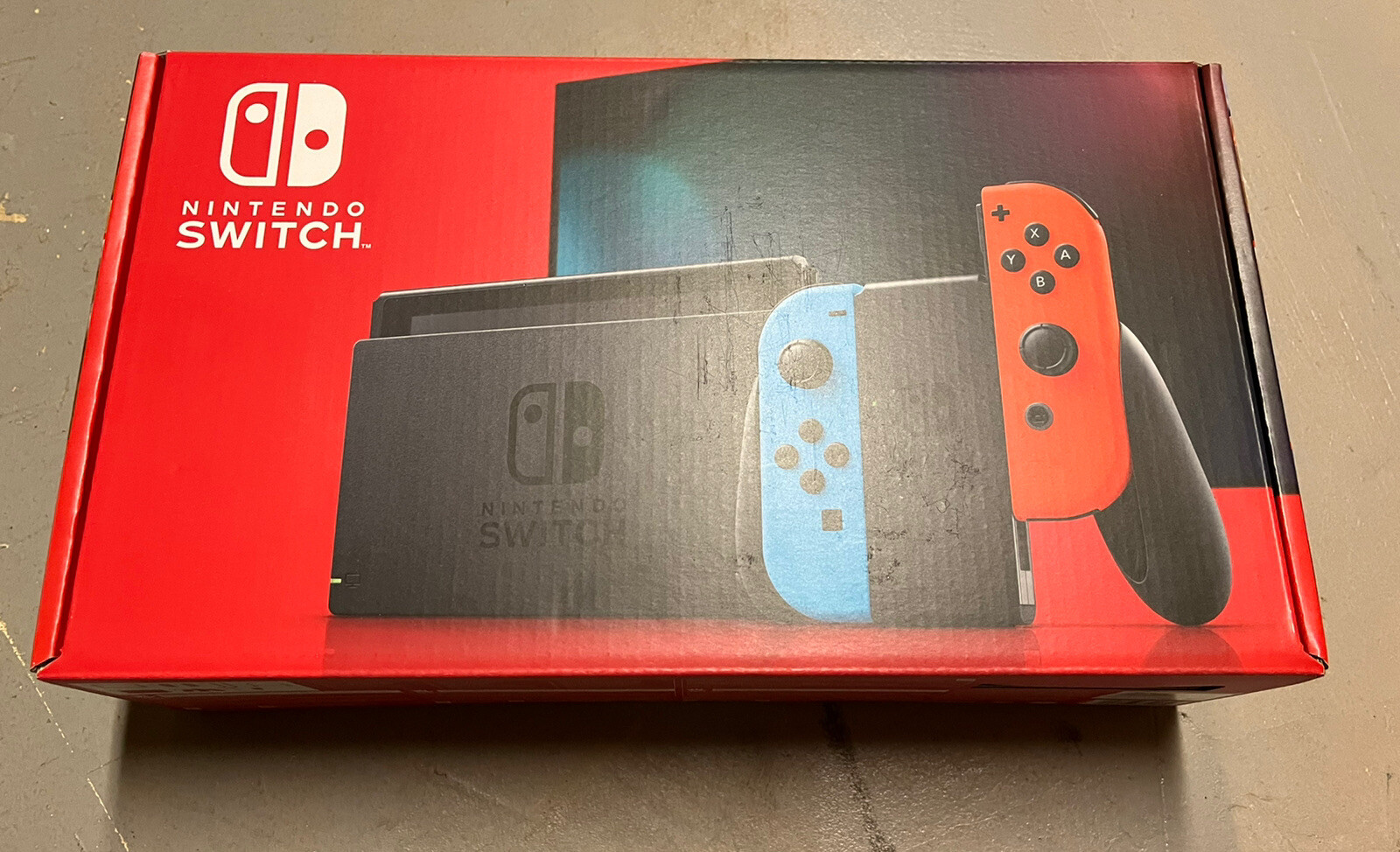 Nintendo Switch HAC-001 HAD S KABAA USZ Handheld Console Neon Red/Neon Blue
