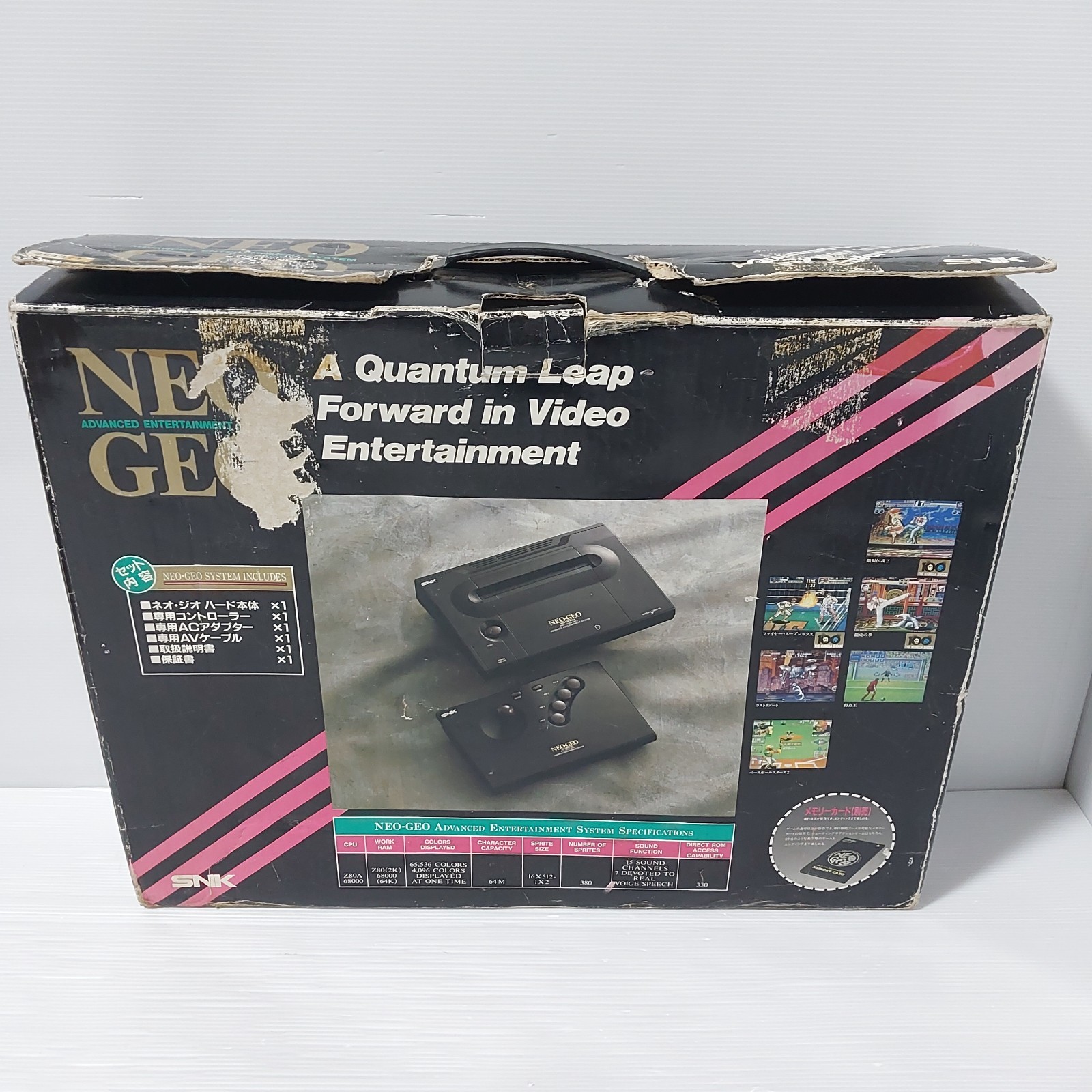 SNK NEO GEO AES Japanese Console RGB Bypass BIOS Socket Recap #264374 AES3-6