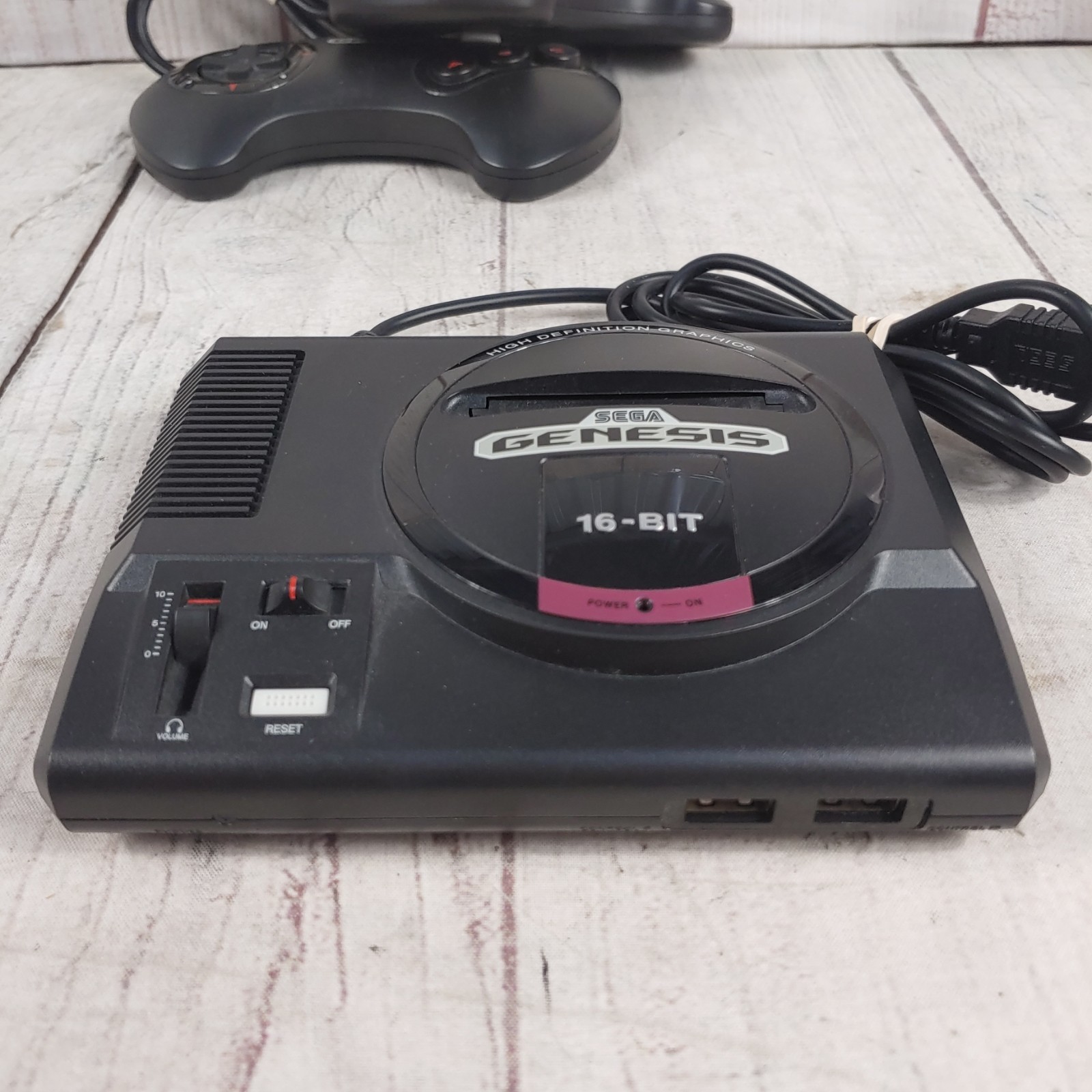 Sega Genesis Classic Mini Console (MK-16000) – 2 Controllers – Authentic TESTED