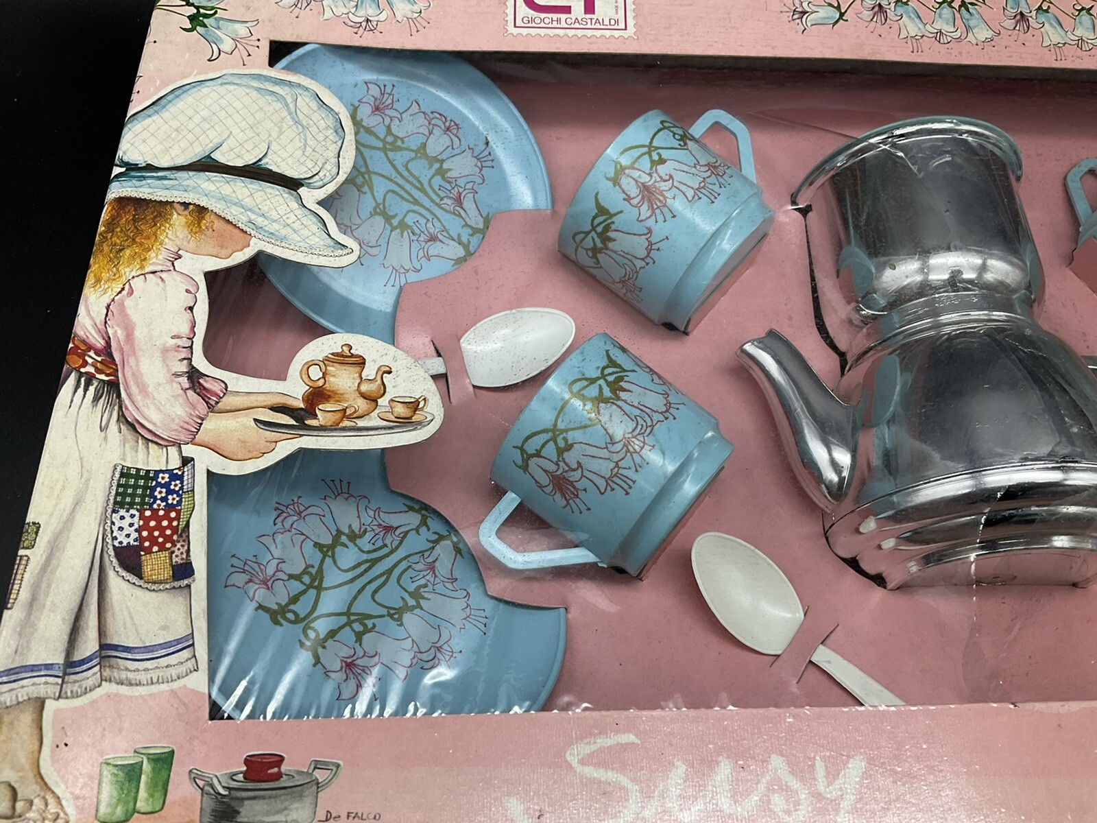 80s VINTAGE# SUSY HOLLIE HOBBIE COFFEE COFFEE COFFEE COFFEE SET’ #NIB RARE [LV]