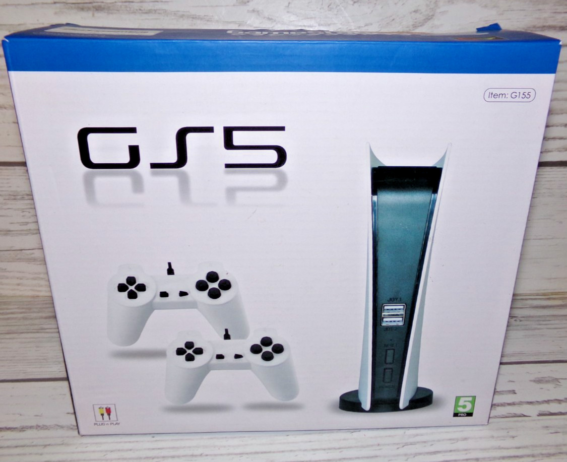 GS5 Gamestation 5 Console – 300 Classic Retro Games (USB Wired) Plug Play