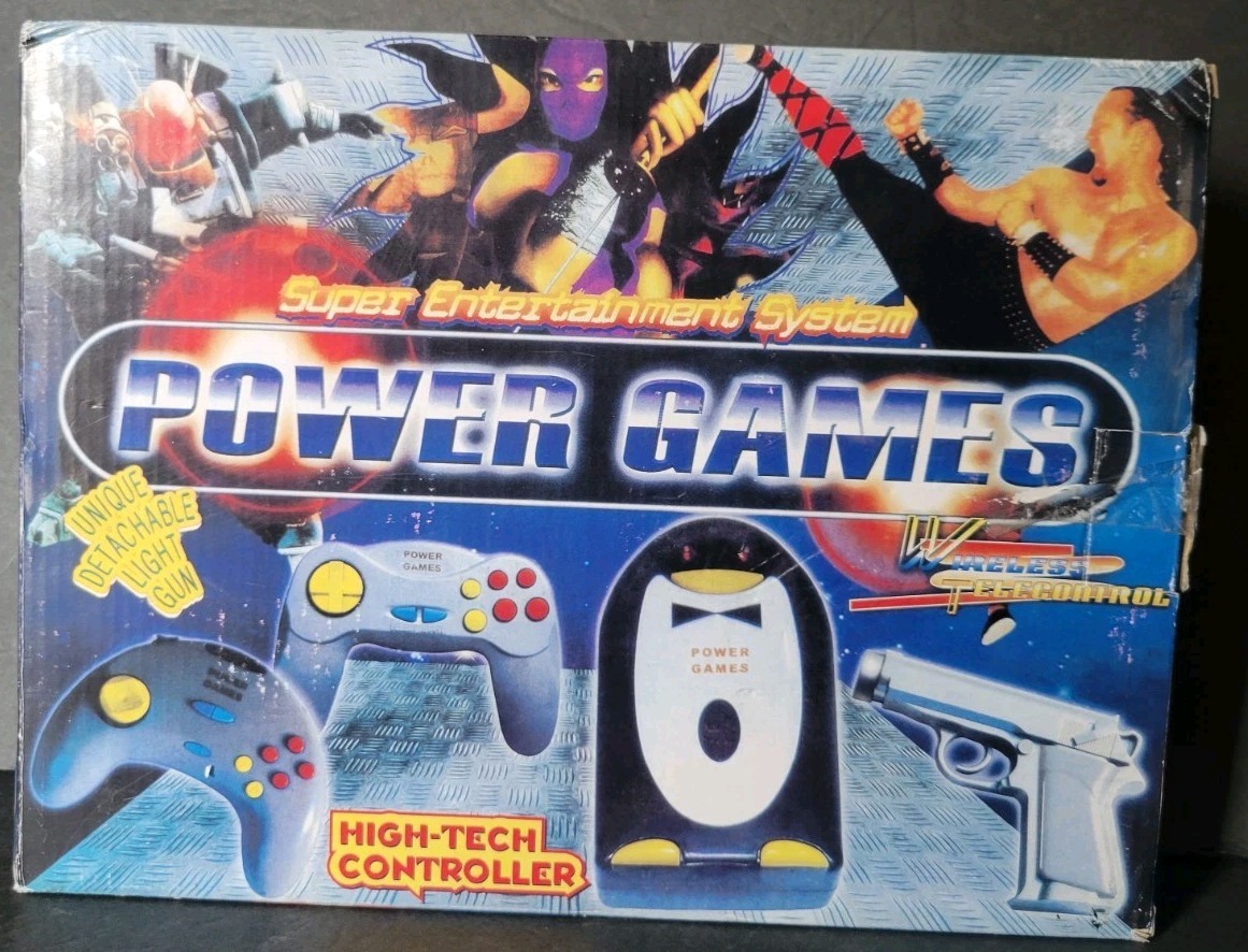 Super Entertainment System Power Games High-Tech Controller Wireless Telecontrol