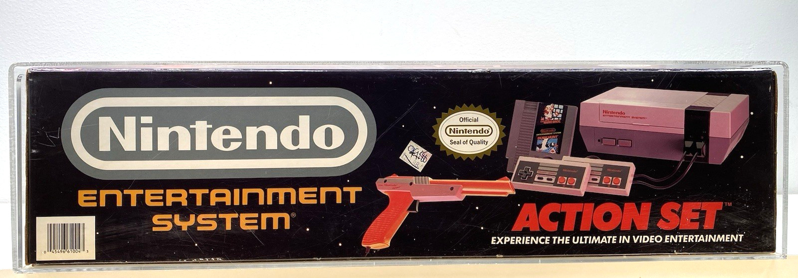 NES Nintendo Action Set Red Zapper System Console New Sealed CAS 85+ TOP POP