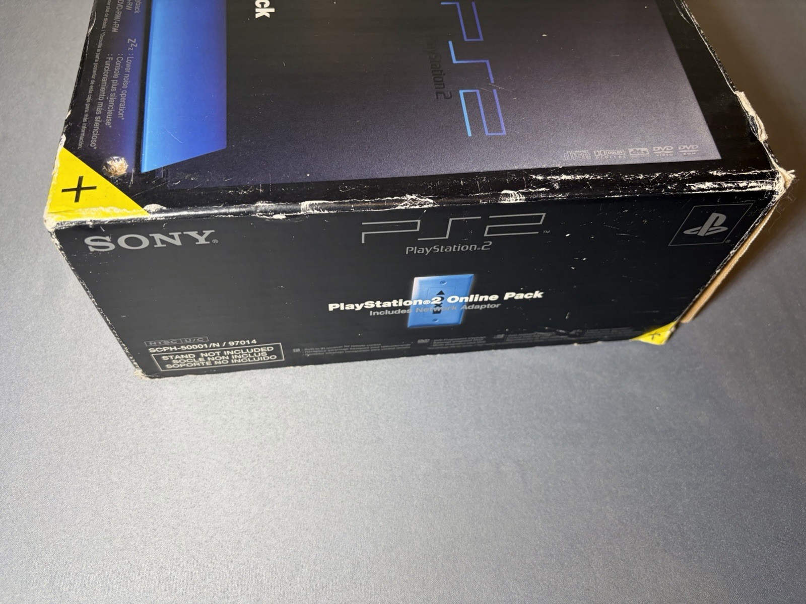 Sony PlayStation 2 PS2 Combo Pack Network Adapter Black Console Runs Great VG