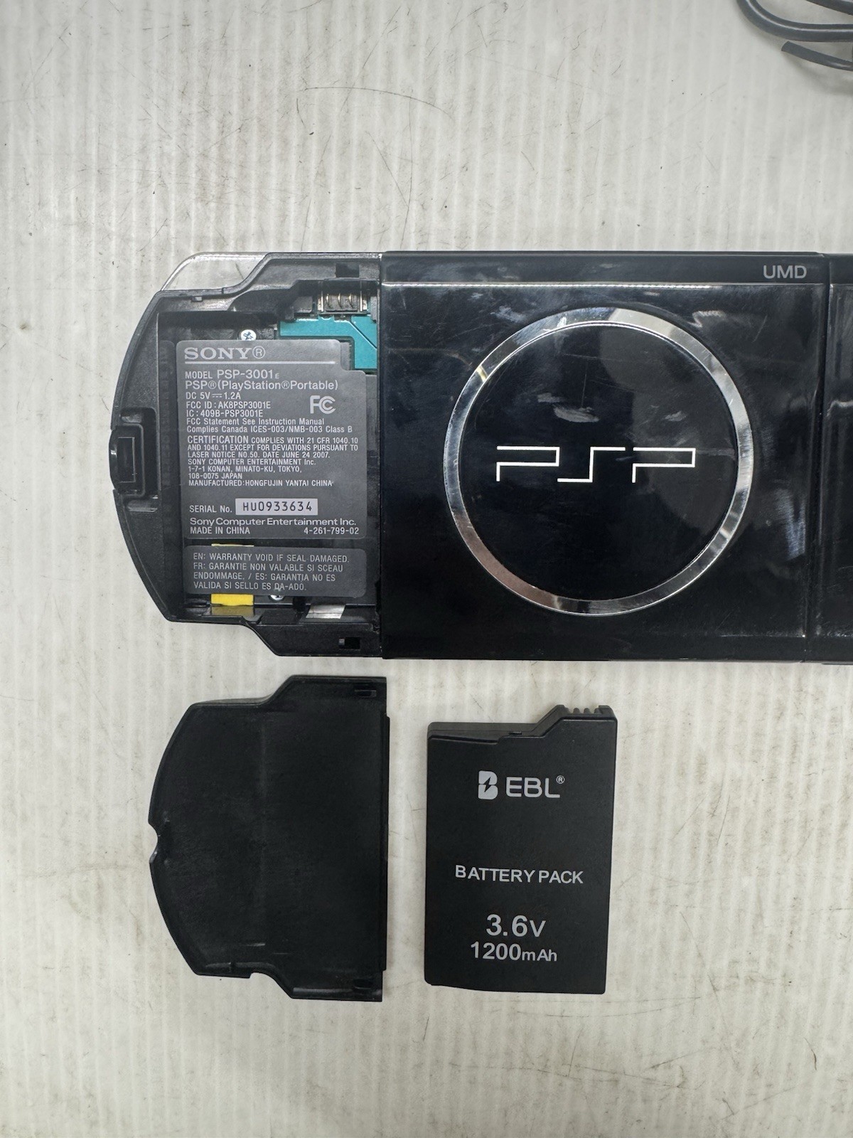 Sony PSP 3000 console OEM – Piano Black + Official GOOD Handheld Console