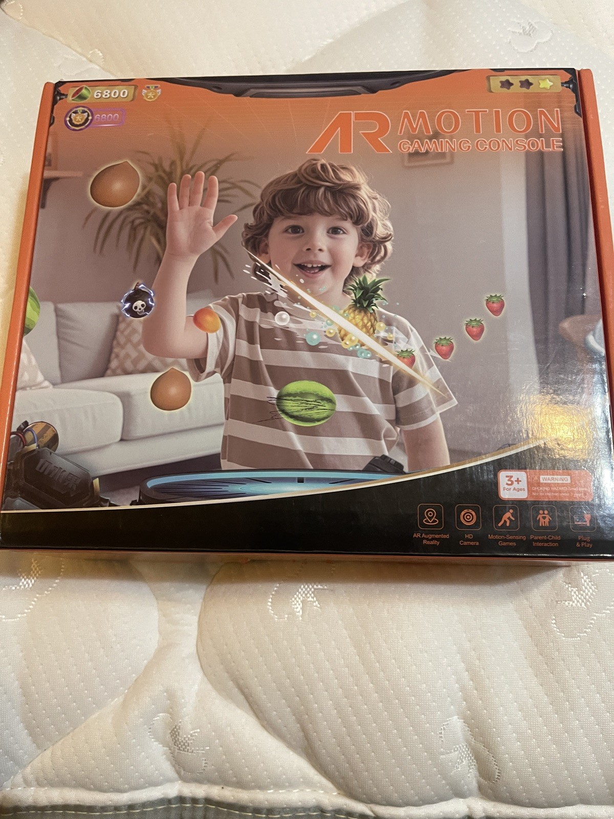 AR Motion Gaming Console Plug & Play Video Game System for Kids & Family Fun
