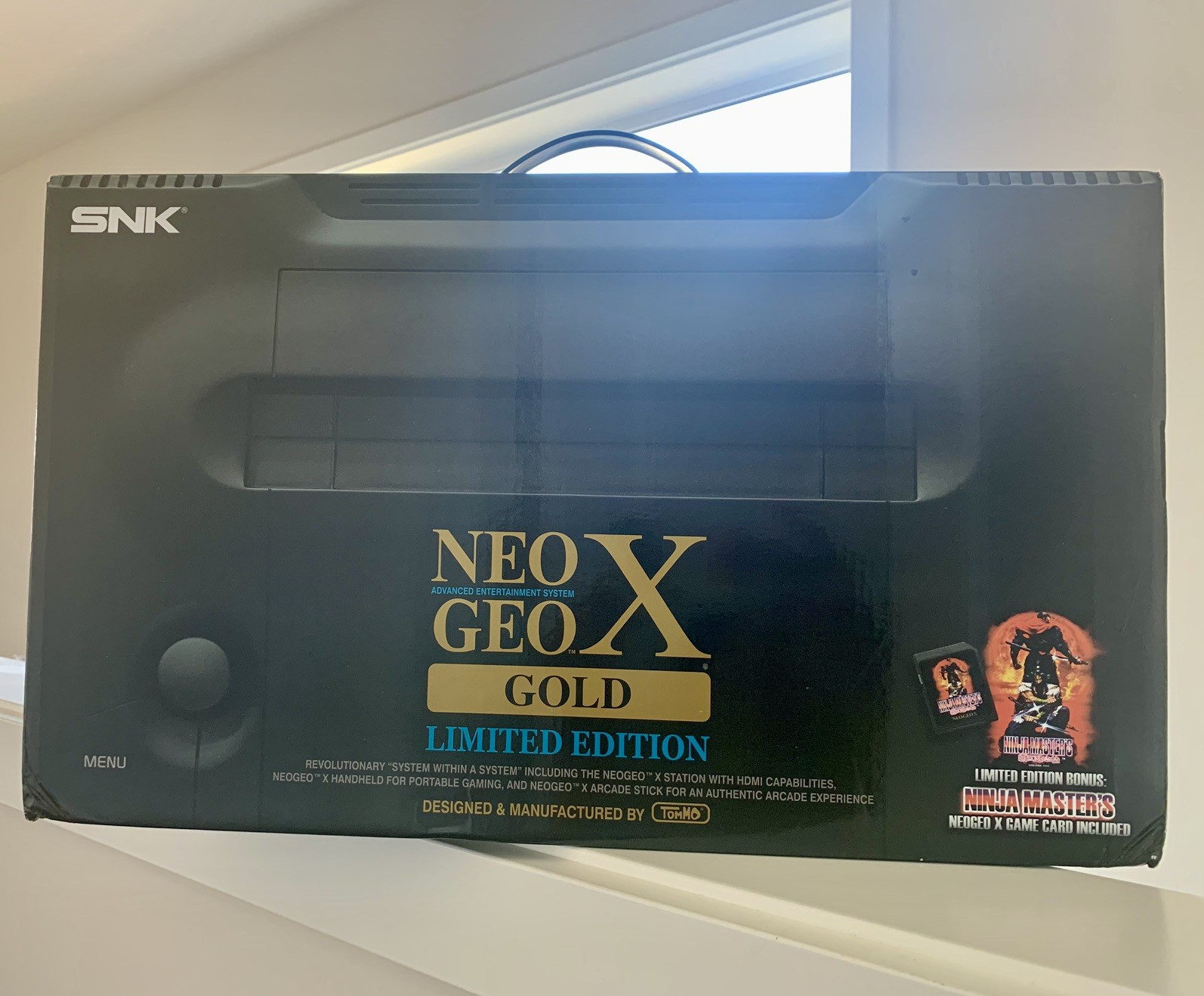 SNK NEO GEO NEOGEO X GOLD Limited Edition Console SYSTEM New Unopened
