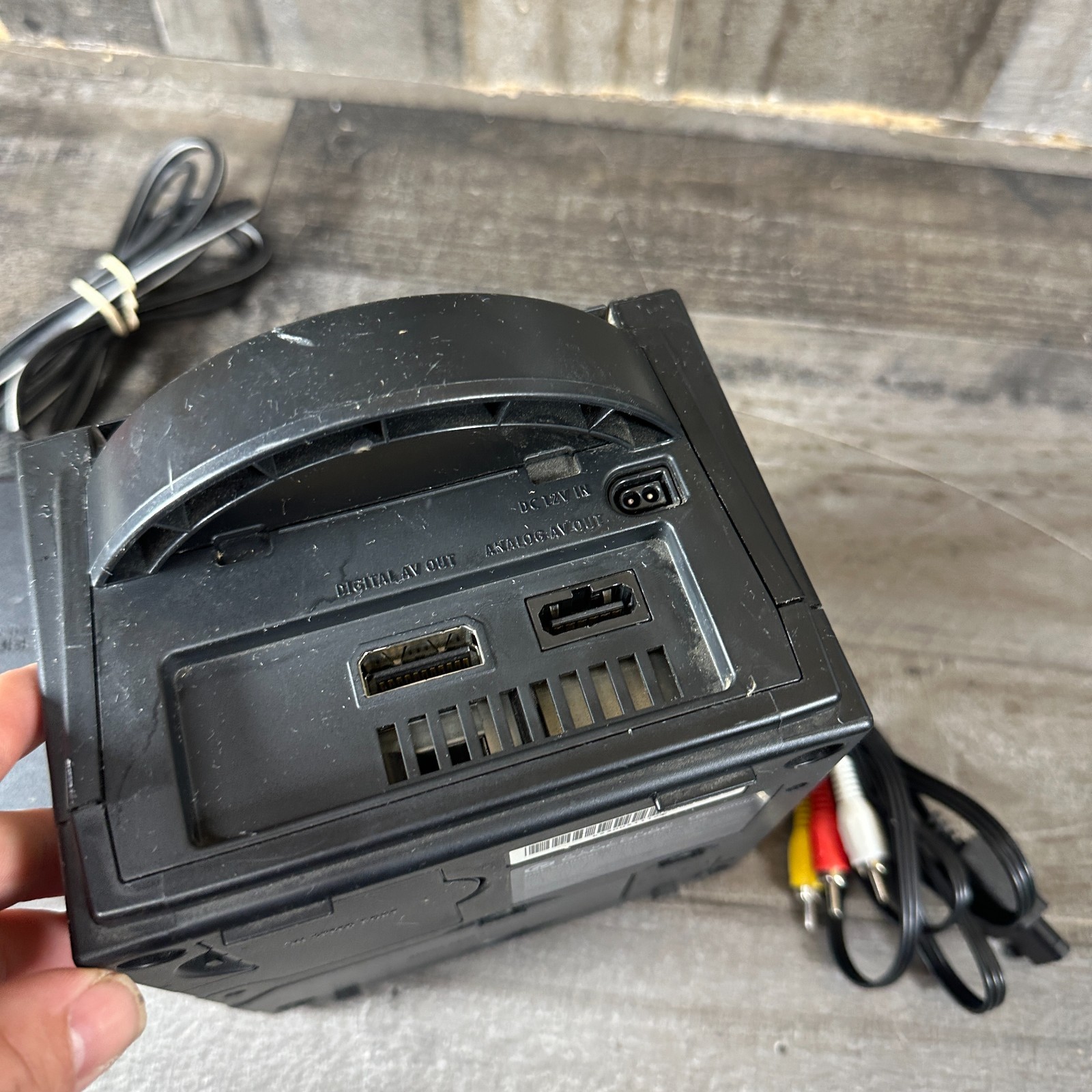 Nintendo DOL-101 GameCube Console & Hookups Only – Black TESTED