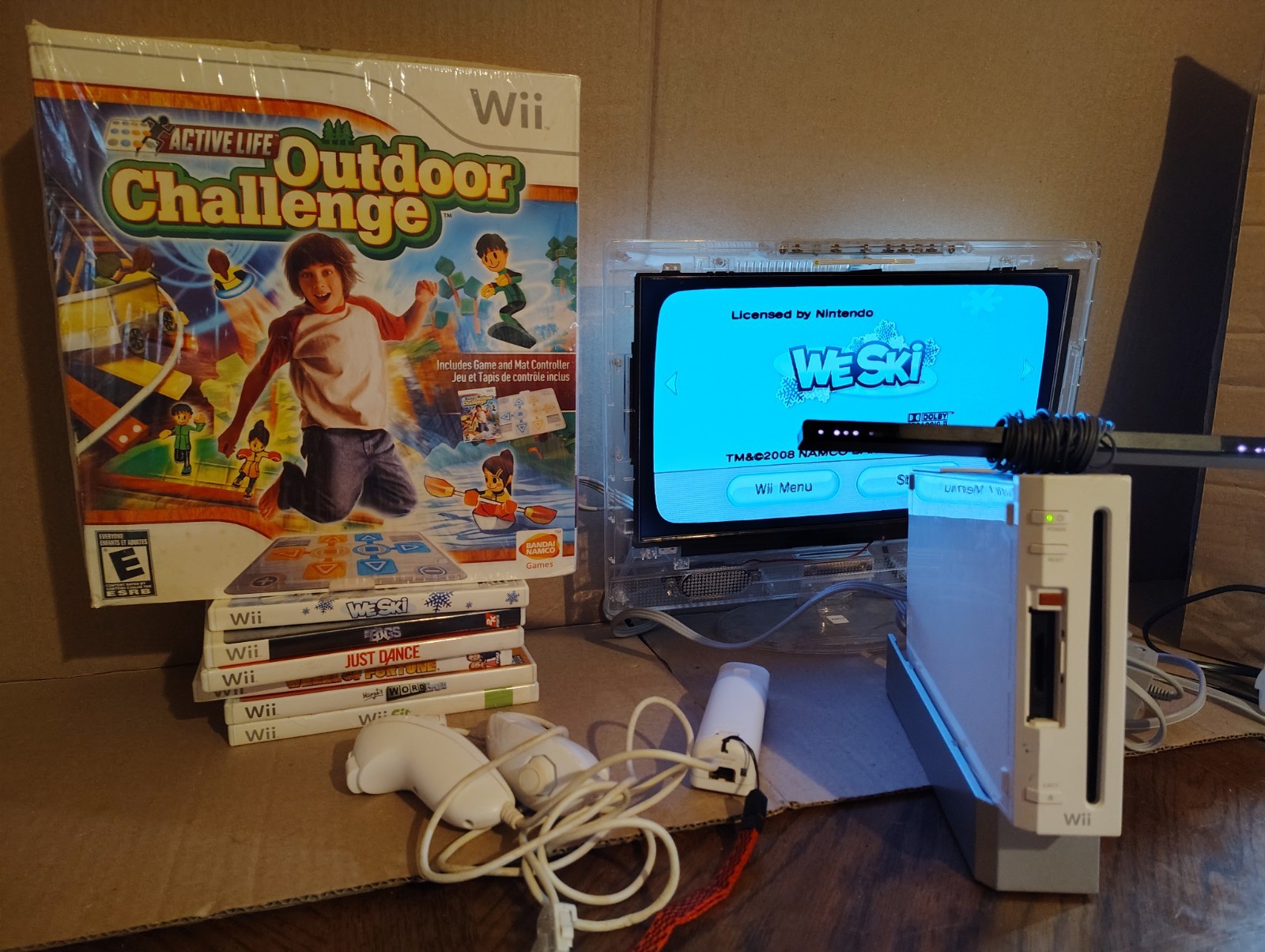 nintendo wii console bundle lot Outdoor Challenge New In The Box