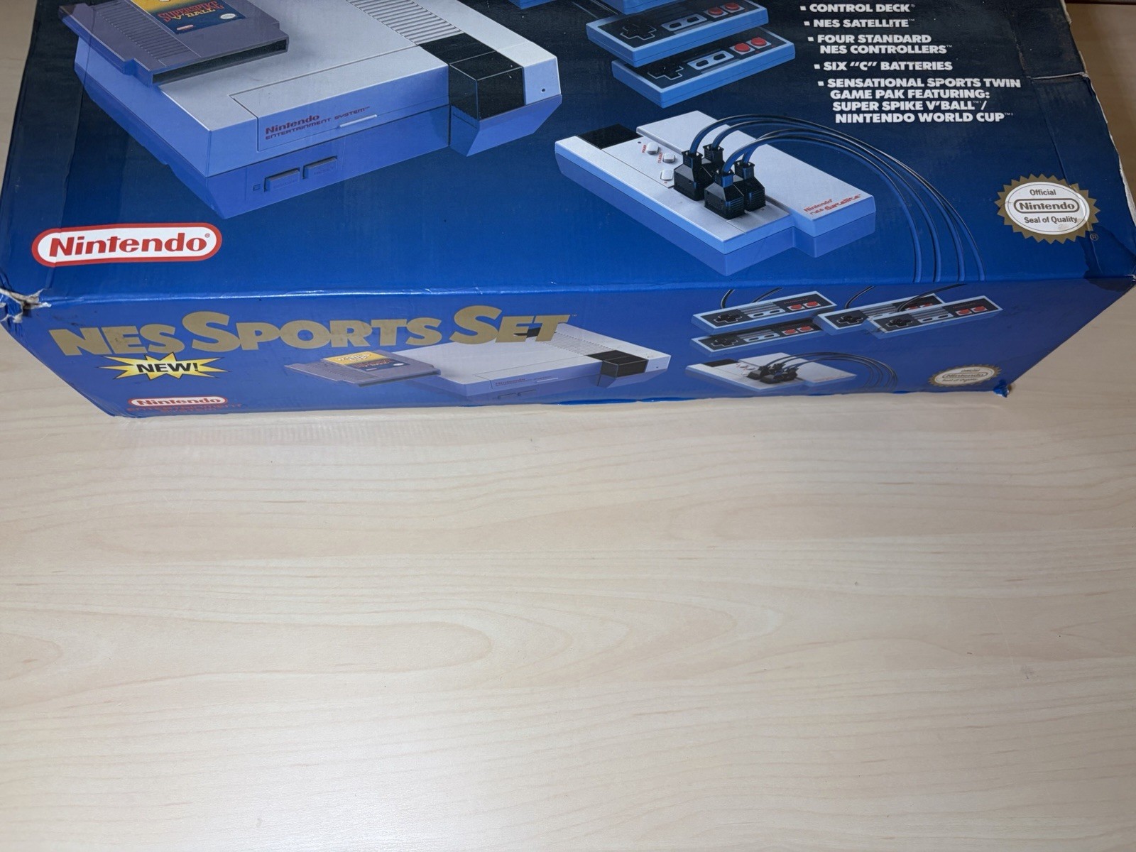Nintendo NES Sports Set Game Console – Complete In Box – Mint – Partially New
