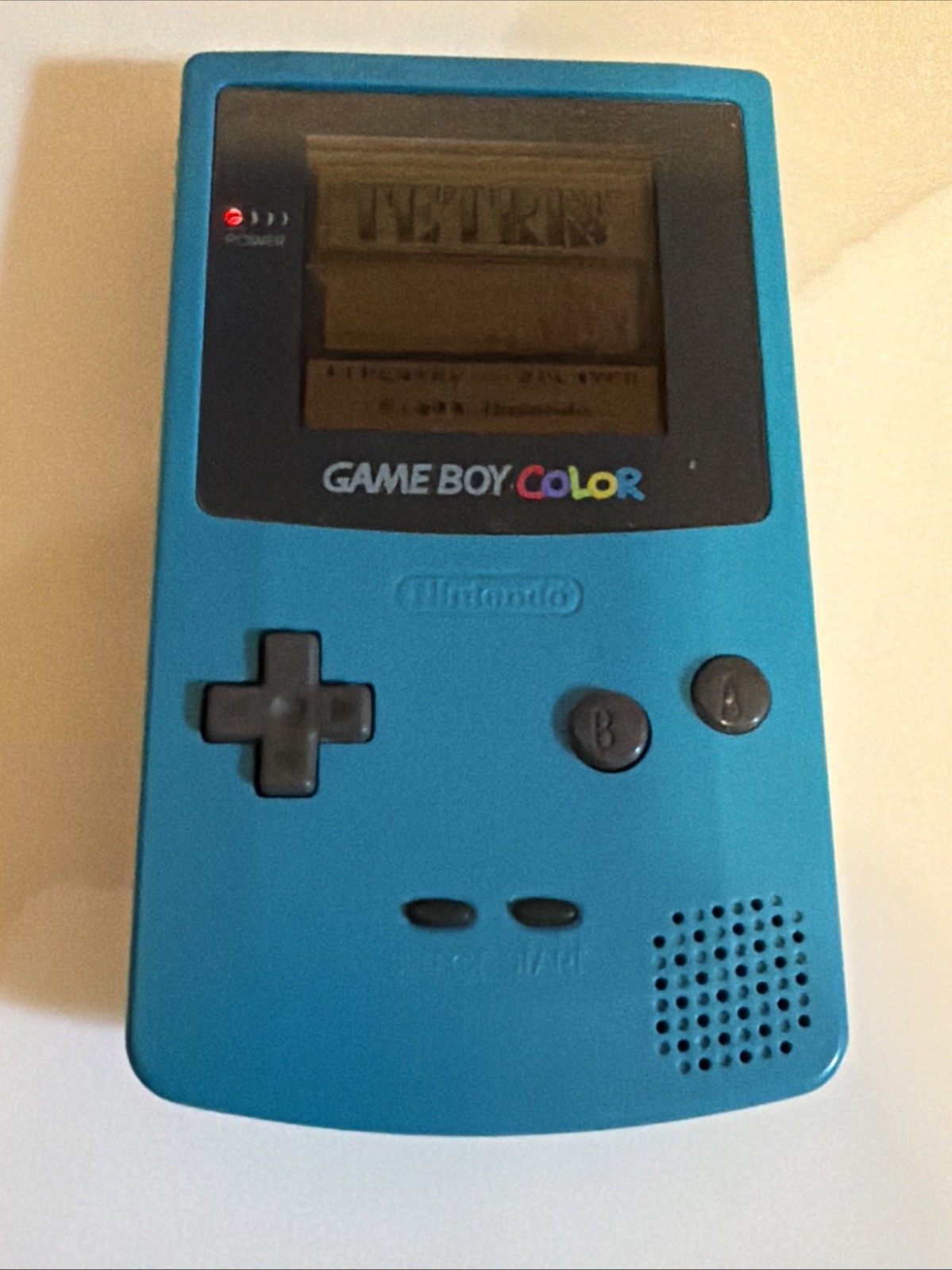 Nintendo Game Boy Color Handheld Game Console Teal Very Nice Tetris Not Included
