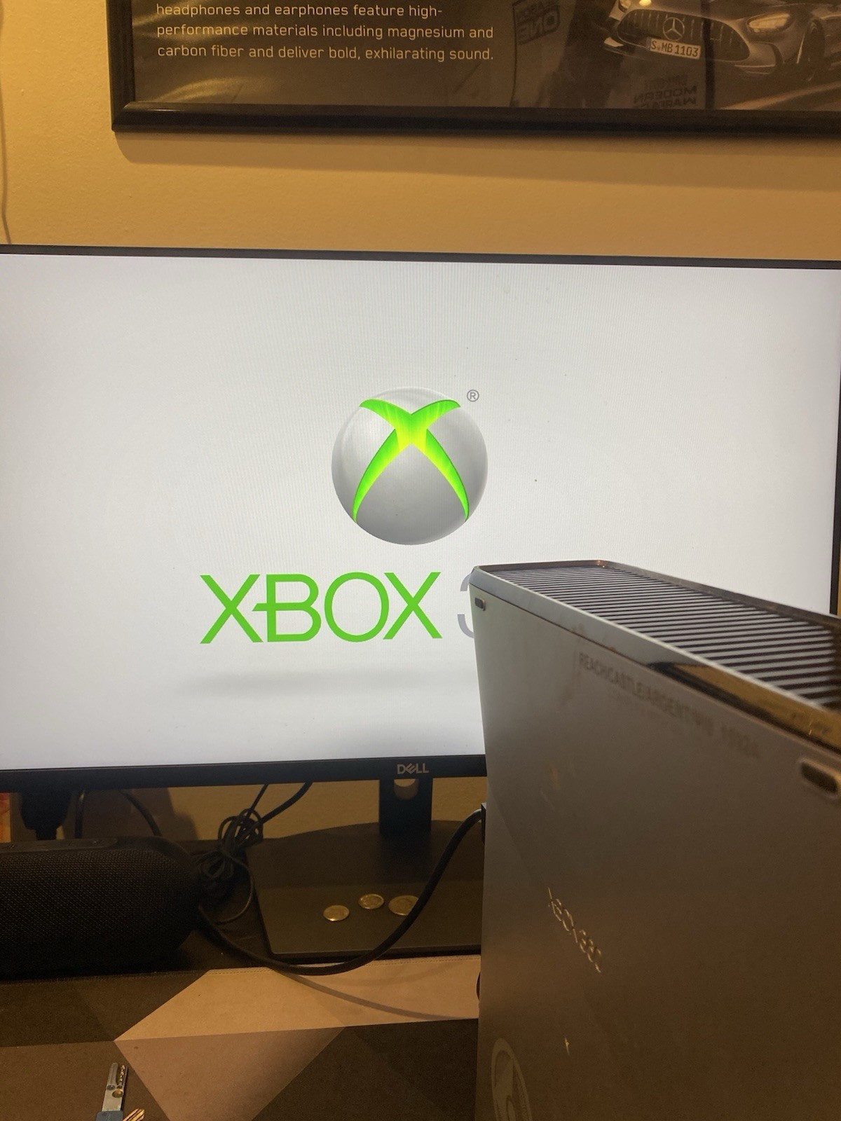 Xbox 360 S Halo Reach Limited Edition Silver Console 320GB. No HDMI Cable