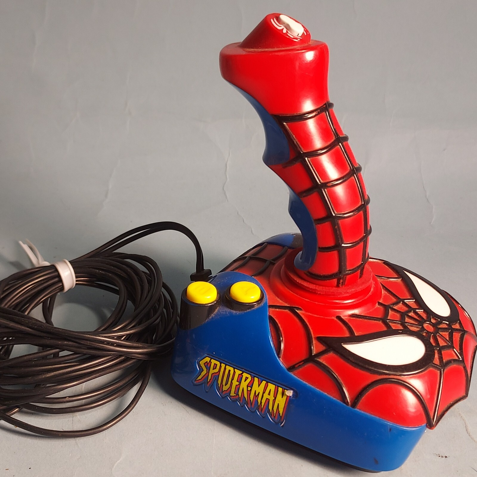 Vintage Spiderman Jakks Pacific Game 3 Button Controller Joystick