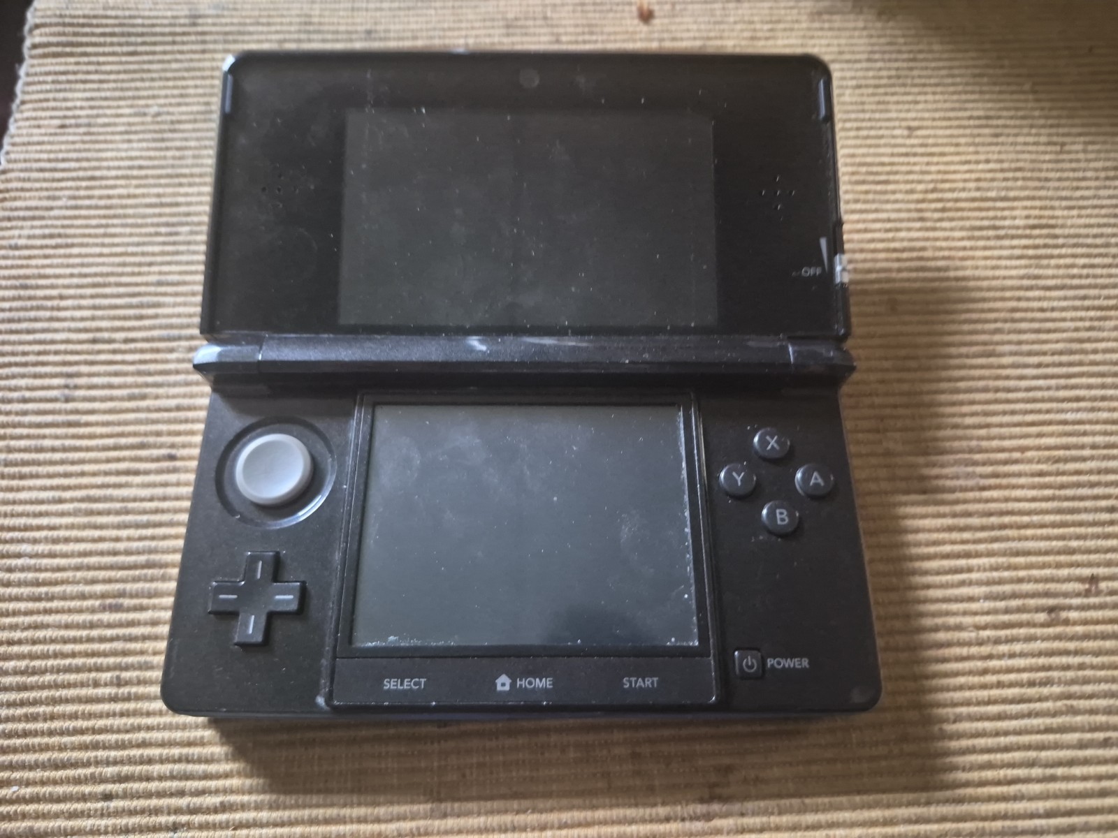 3DS Black For Parts/Repair – Please Read!