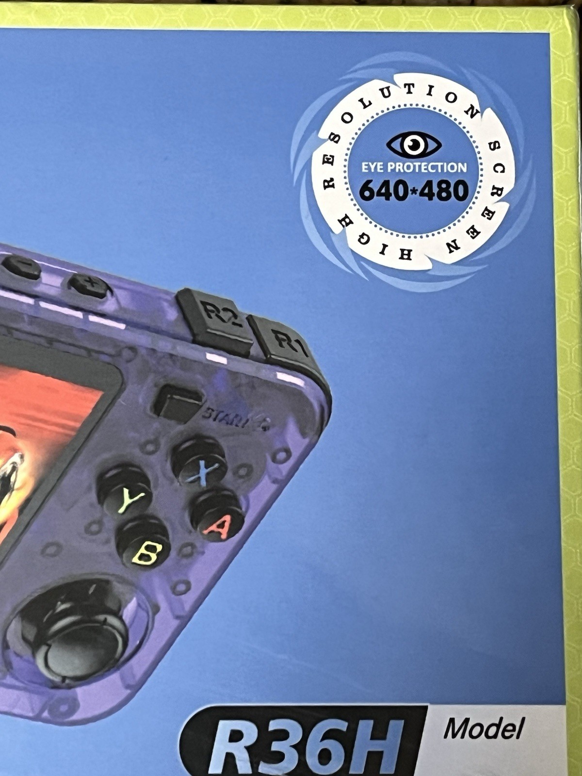R36H Retro Portable Handheld Video Game Console – Upgraded R36S 20k Games Purple