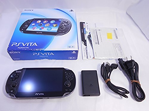 PlayStation PS Vita Wi-Fi Console Crystal Black PCH-1000 ZA01 Japan game F/S JP