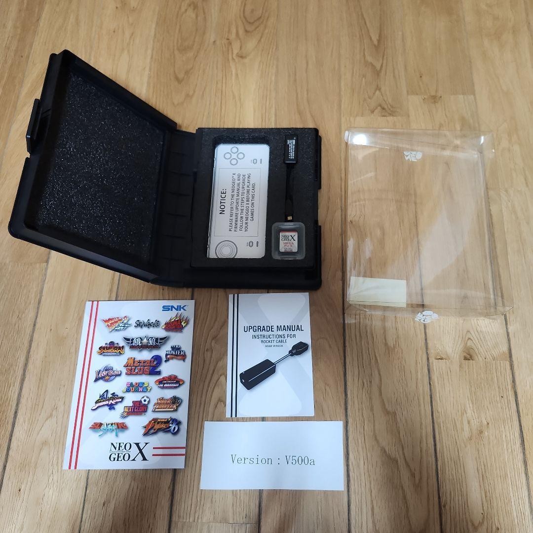 SNK NEO GEO X GOLD Limited Edition Console Complete Box Japan F/S