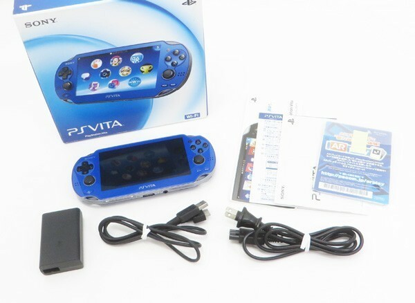 SONY PS Vita PCH-1000 1100 OLED Wi-Fi w/ Box and Charger Various Color Excellent
