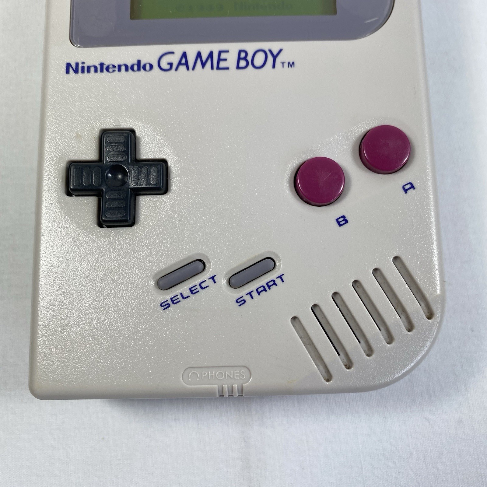 Original Nintendo Game Boy Console System Near Complete w/ Box Manual Tetris