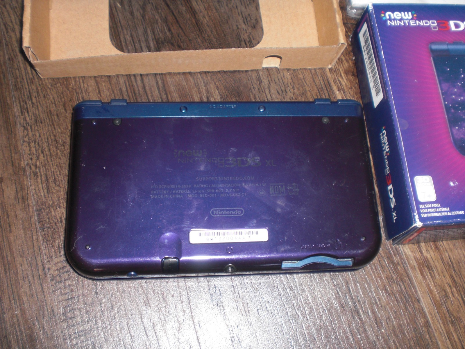 Nintendo New 3DS XL Galaxy Purple Console System 3DS DS 2DS COMPLETE CIB In Box