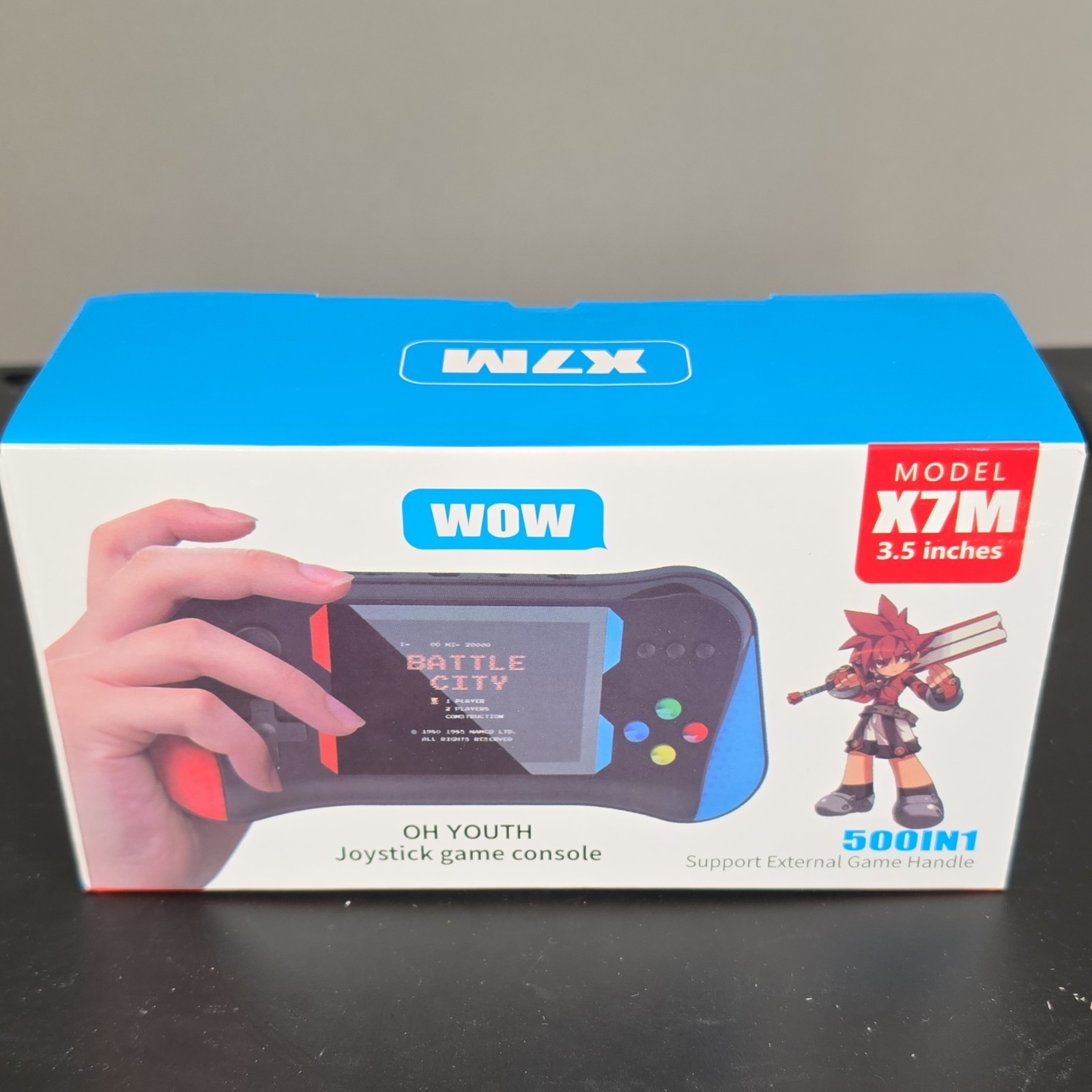 OH YOUTH X7M Handheld Game Console 3.5″ HD Screen 500 Games 1200mAh Battery