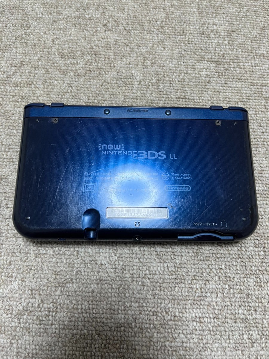 New 3DS LL XL Metalic blue Japan Nintendo Console region Japanese B951