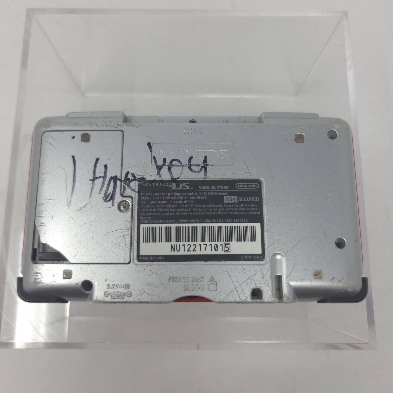 Nintendo DS Fat Original NTR-001 Red FOR PARTS