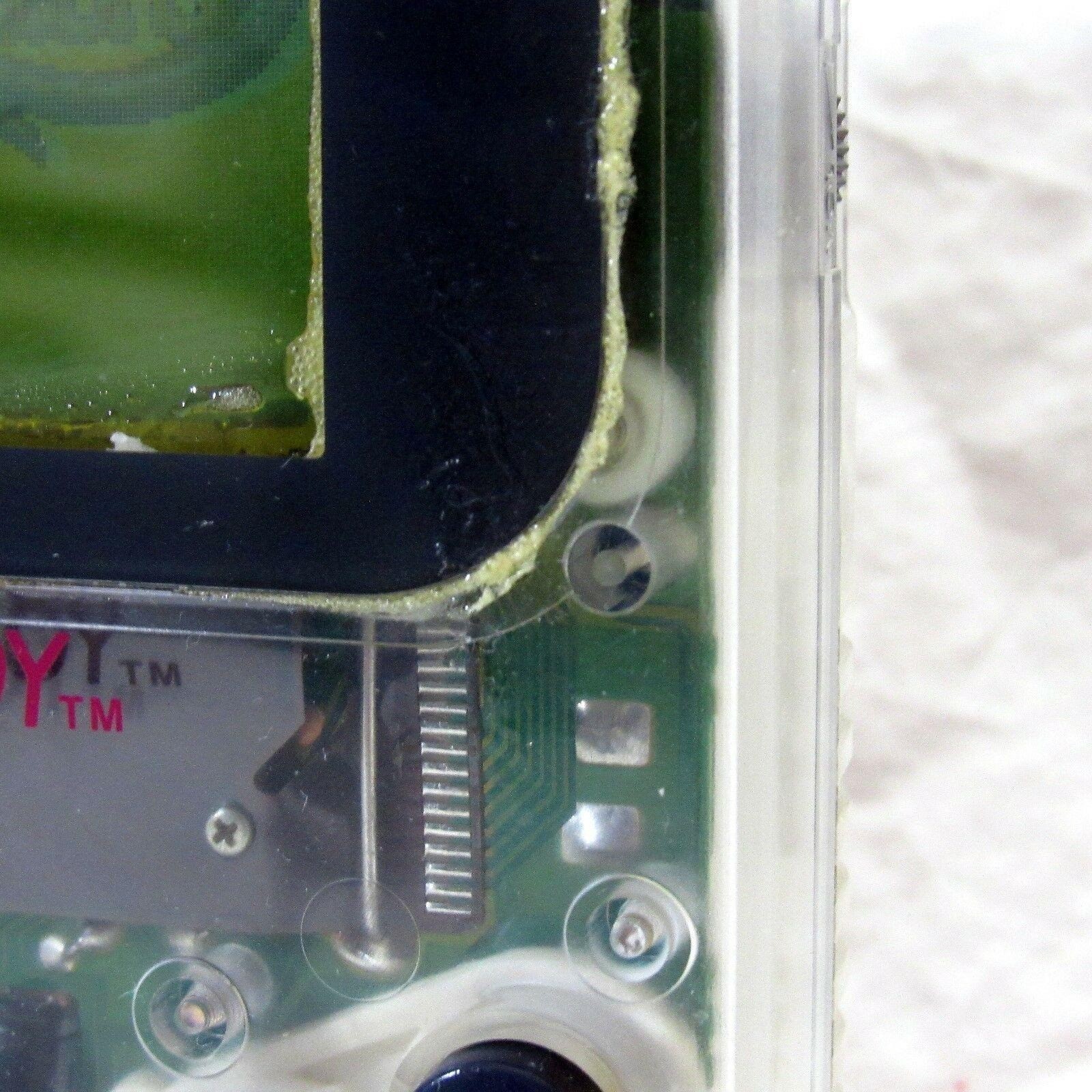 Nintendo Game Boy DMG-01 Clear Original Retail Store Plastic Case Serial Match