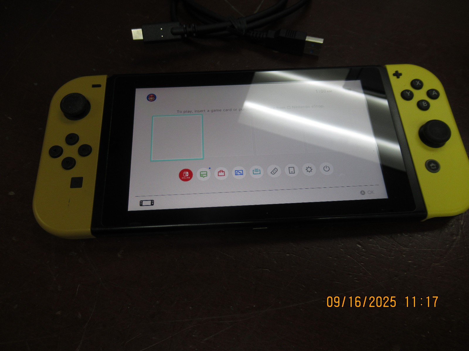Nintendo Switch System 32GB Console w/ Neon Yellow Joy-Cons ,Type-C Cable
