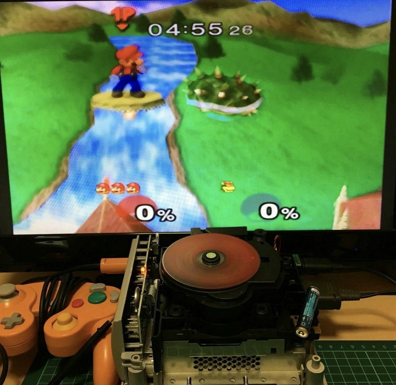 🔥 Nintendo GameCube Platinum/Silver Console Bundle, Recapped Laser‼️