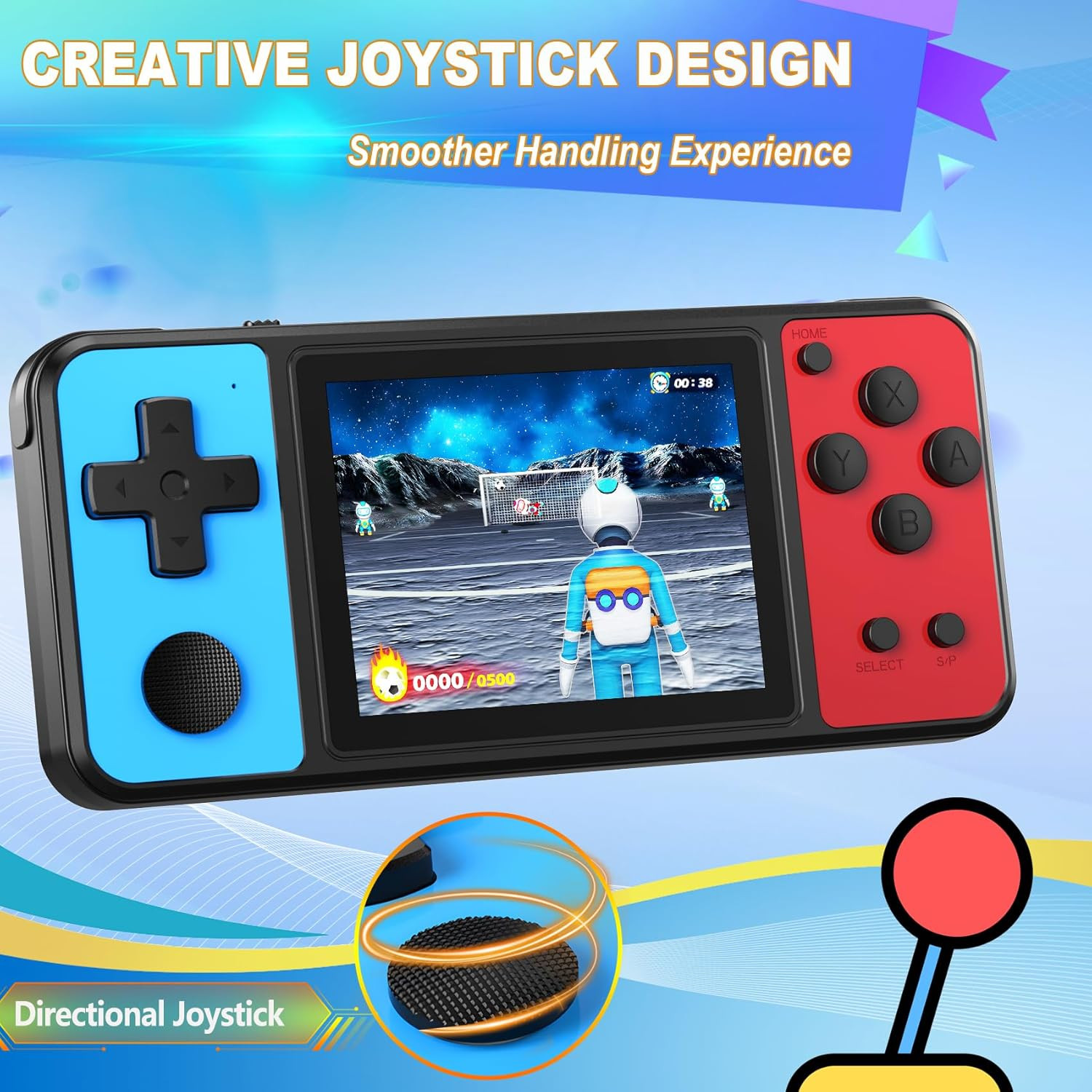 32 Bit Handheld Games for Kids Built-In 139 Retro Video Games,3.0″ IPS Screen Re
