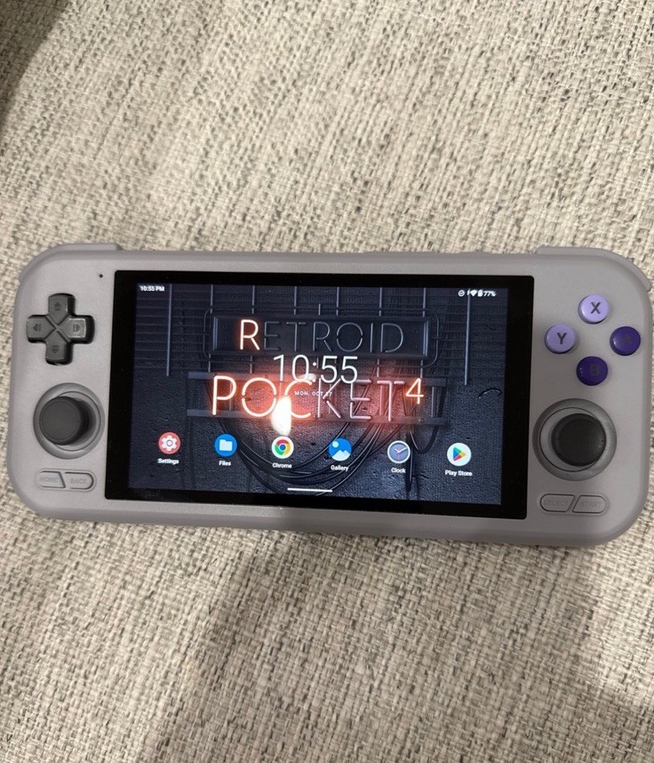 Retroid Pocket 4 Pro Handheld Retro Gaming Console 16Bit US D1100 Android 5000mA