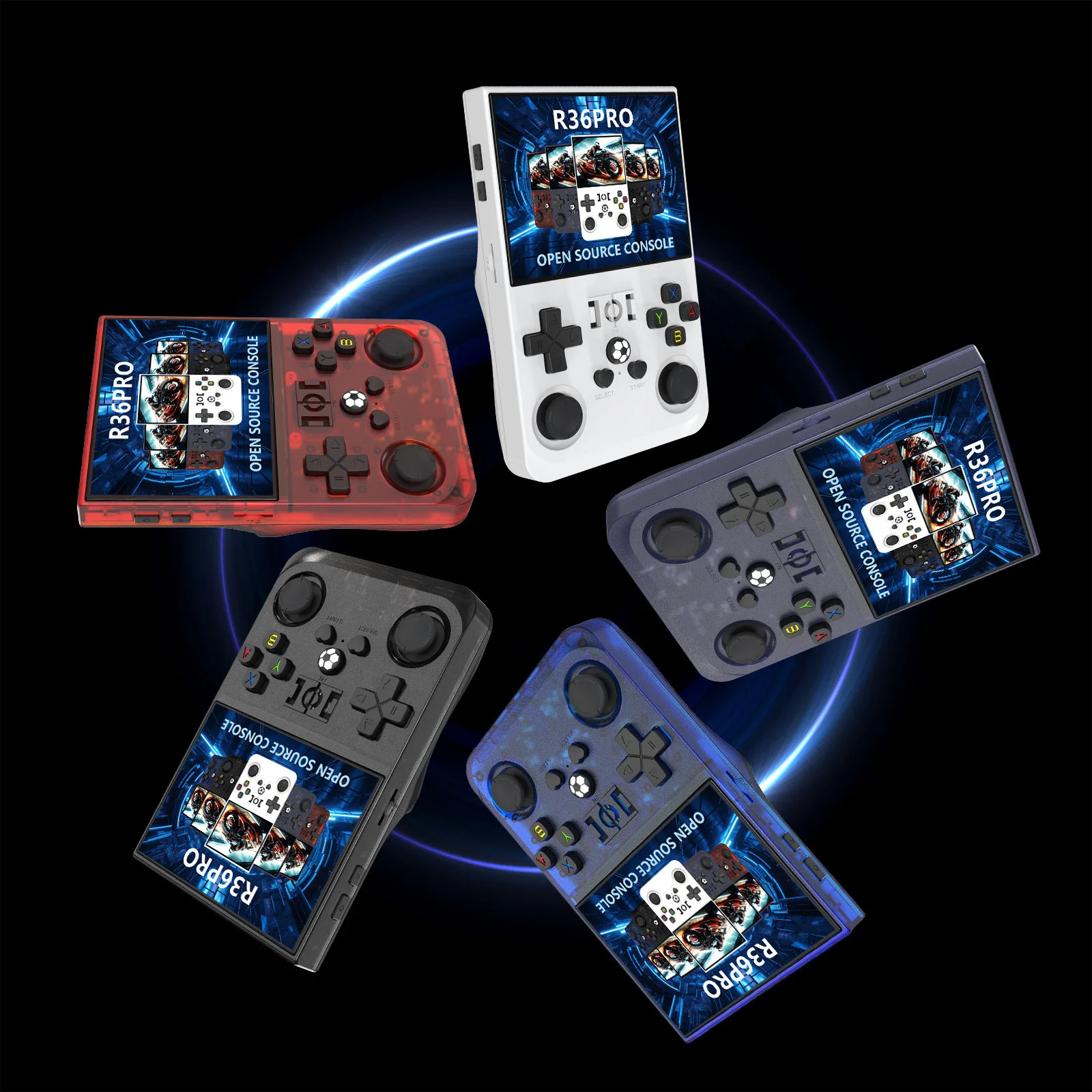 2025 R36S Pro Retro Game Console 128GB Handheld Gaming Device