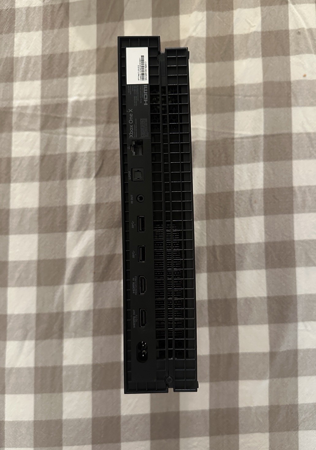 Microsoft Xbox One X Black Home Console Wi-Fi Blu-Ray Internet Browsing