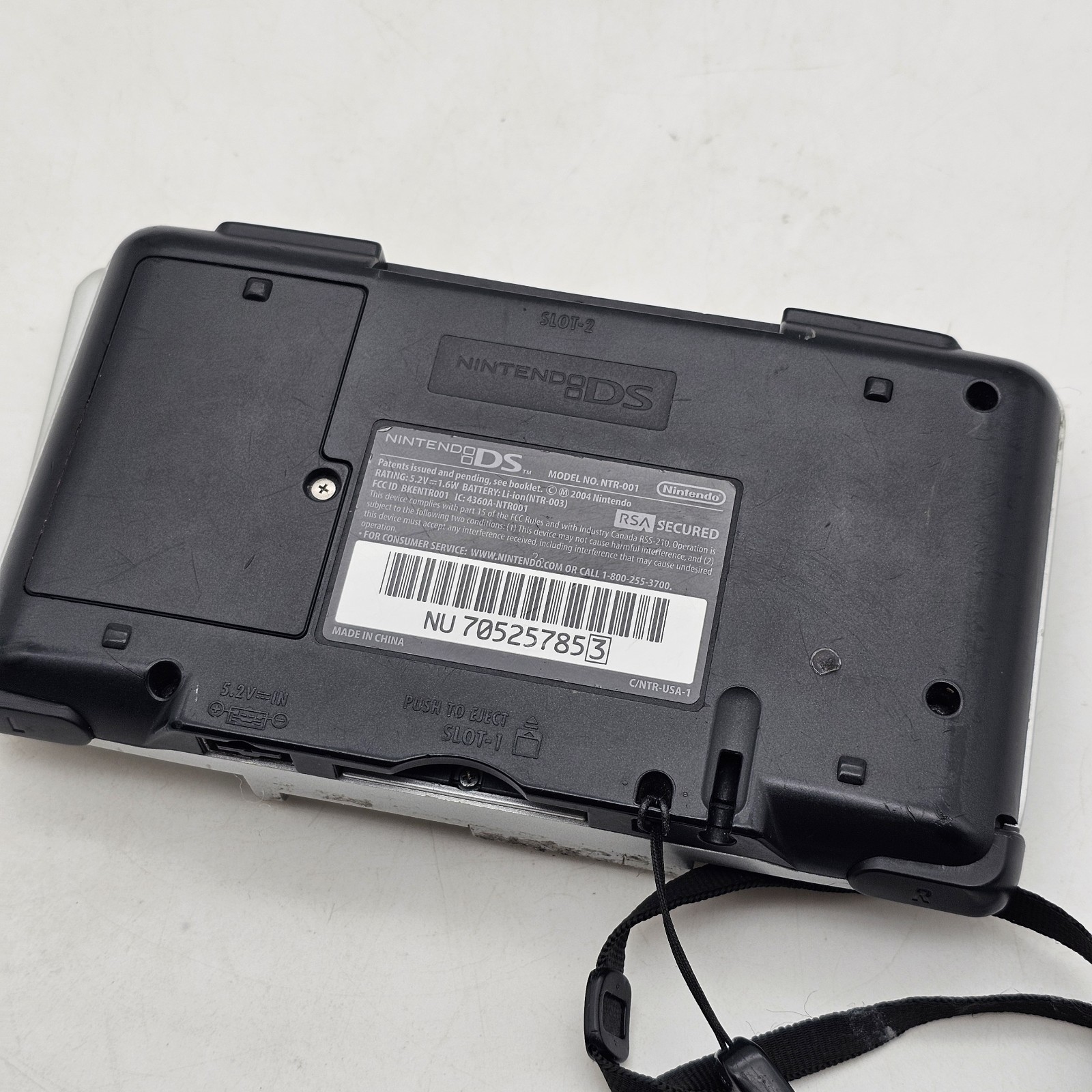 Nintendo DS Silver Handheld System – For Parts or Repair Only