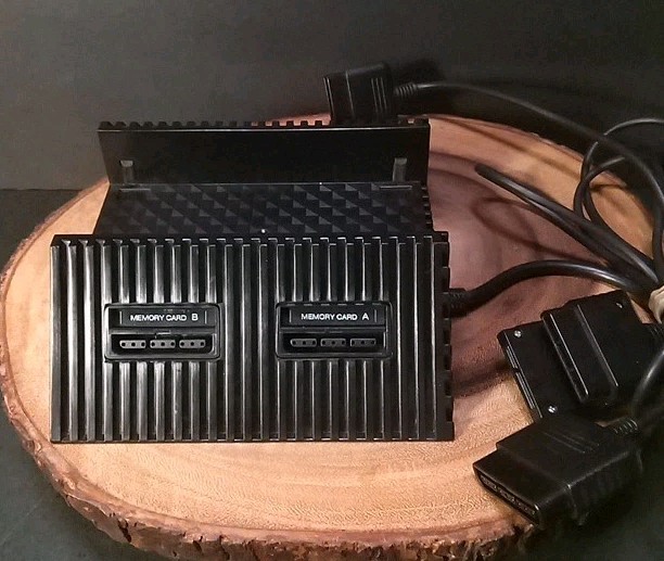 PlayStation 2 Console Stand Four Player Adapter With Memory Card Slots