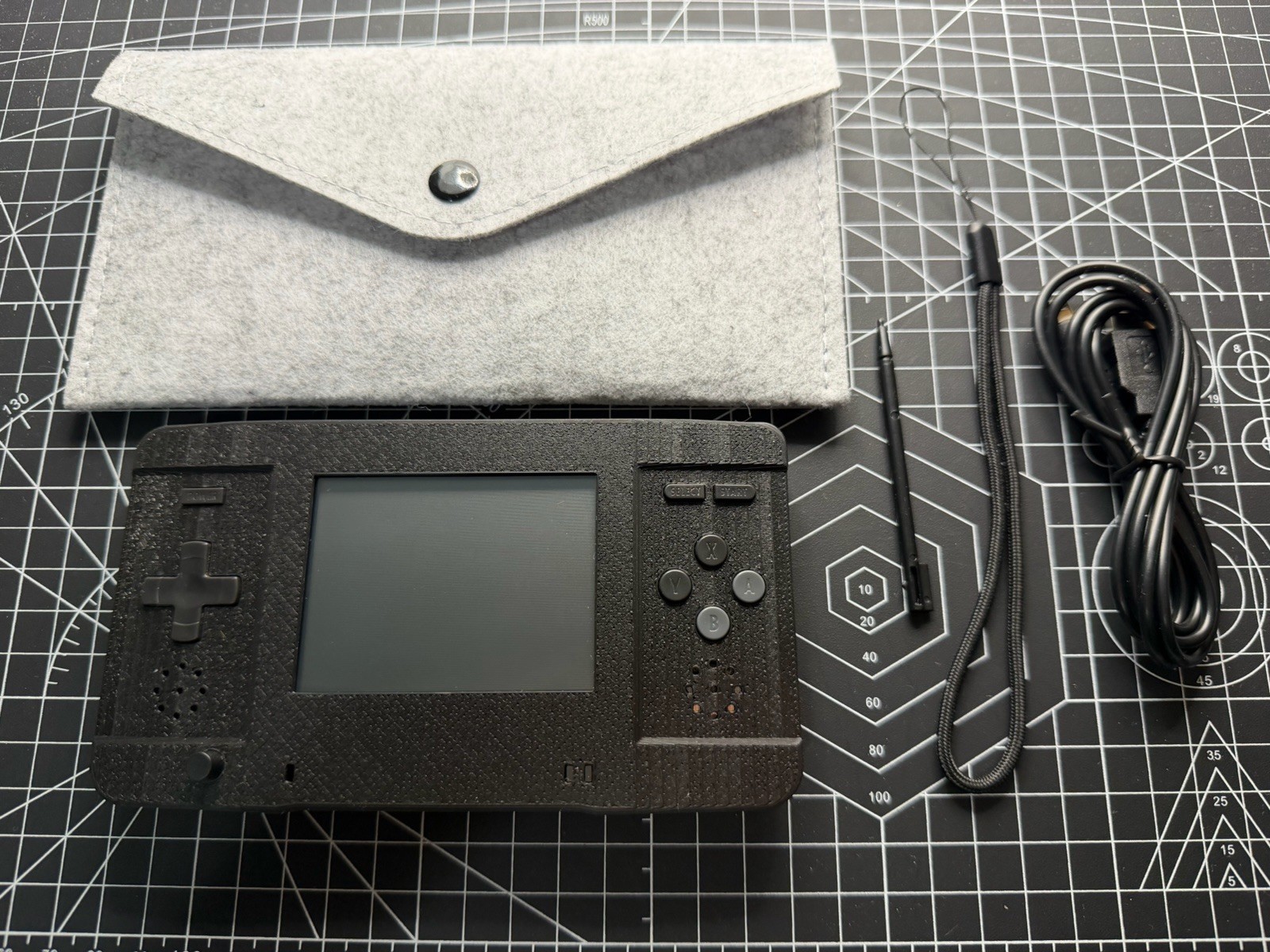 Nintendo DS Mod Gameboy Macro XL For GBA & DS Game – 3D Print Front & Used Back
